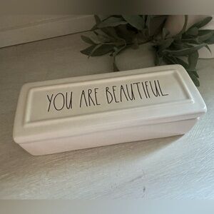 Rae Dunn YOU ARE BEAUTIFUL Jewelry Box